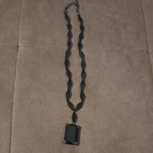 Carolee Black Pendant Necklace